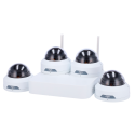 KIT Uniview - 4 Caméras Dômes Wifi Plug & Play + Enregistreur Wifi