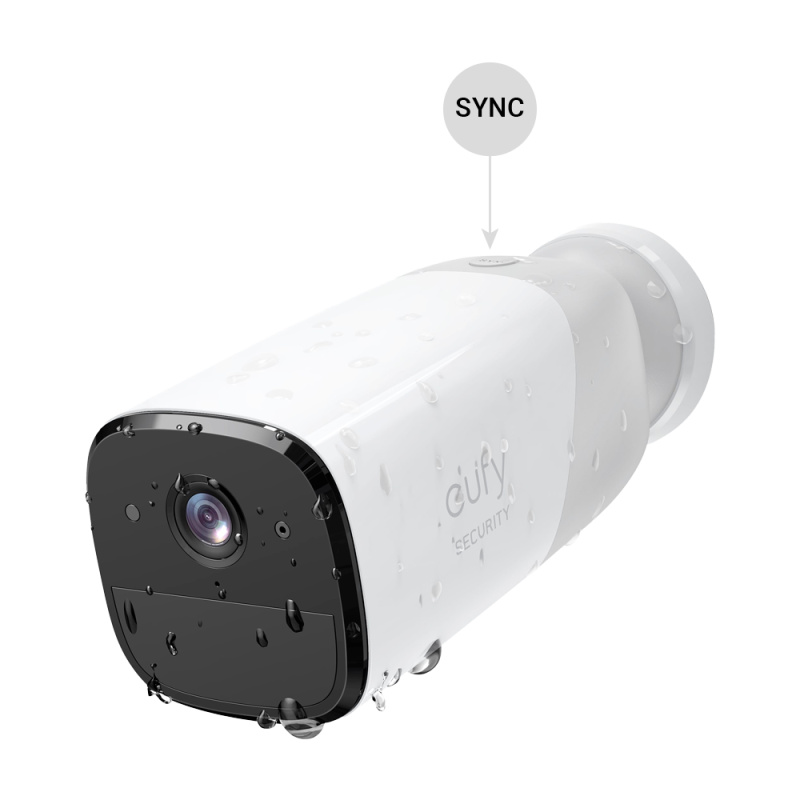 Kit 2 caméras PRO sans fil 2K / 13400 mAh - EUFY
