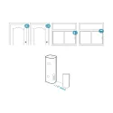 Capteur de Porte/Fenêtre pour alarme EUFY