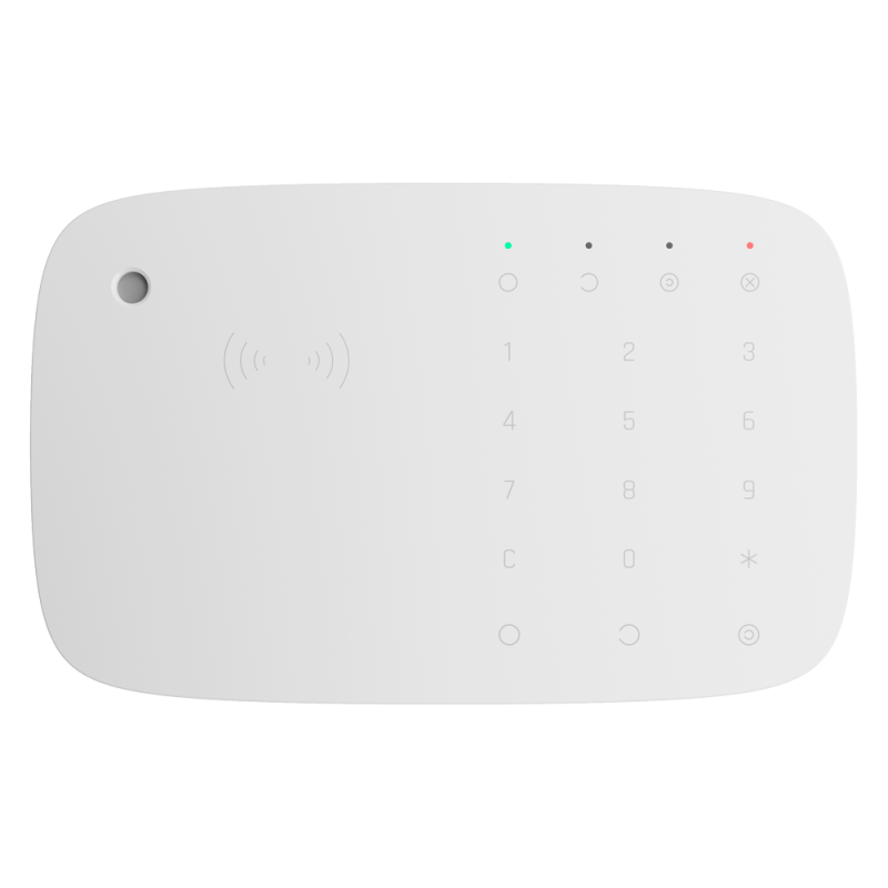 Clavier tactile avec lecteur RFID et sirène intégrée - AJAX