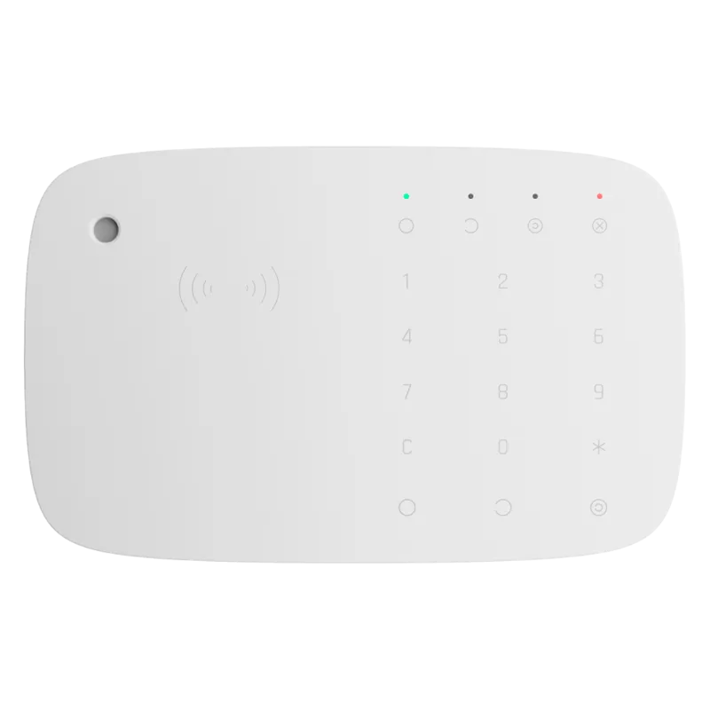 Clavier tactile avec lecteur RFID et sirène intégrée - AJAX