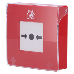 Bouton d'alarme incendie manuel rouge - AJAX