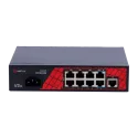 Switch PoE 8 ports PoE + 1 Uplink RJ45 Jusqu'à 120W