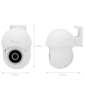 Caméra Wifi 2K motorisée extérieure - Nivian