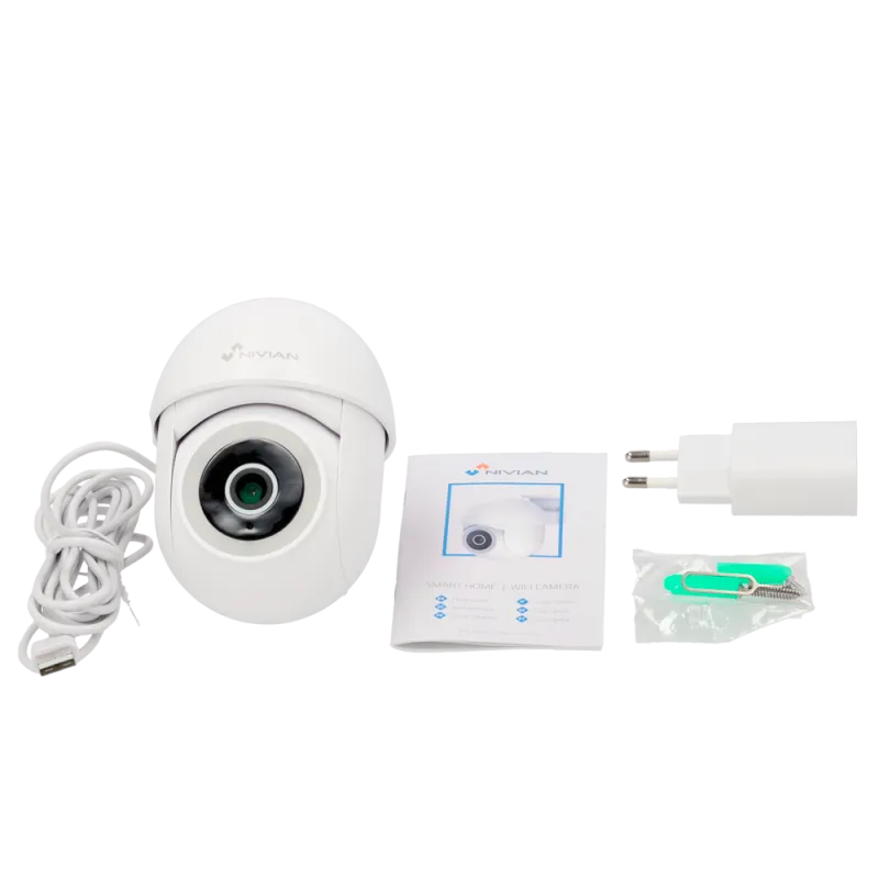 Caméra Wifi 2K motorisée extérieure - Nivian