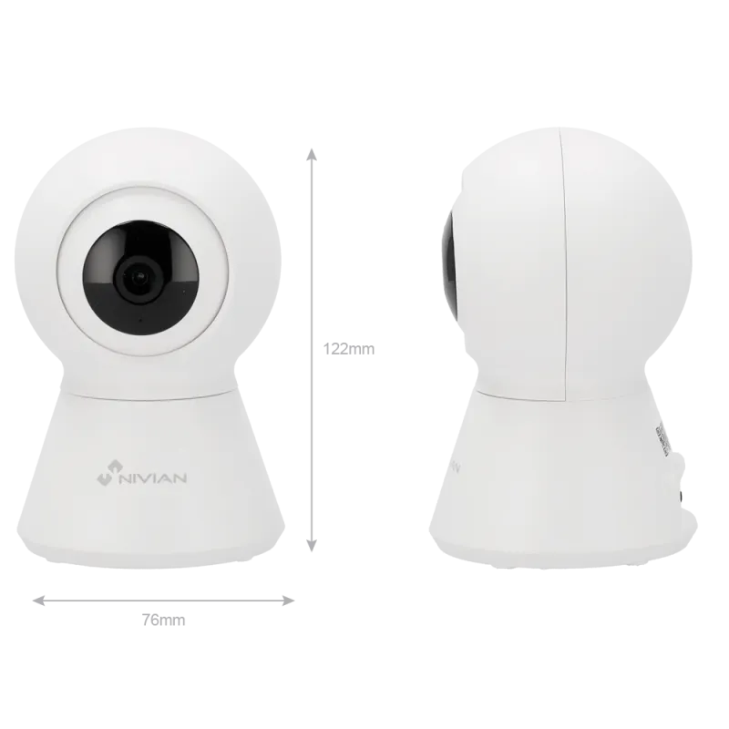 Caméra intelligente motorisée Nivian 2.5K 4MP