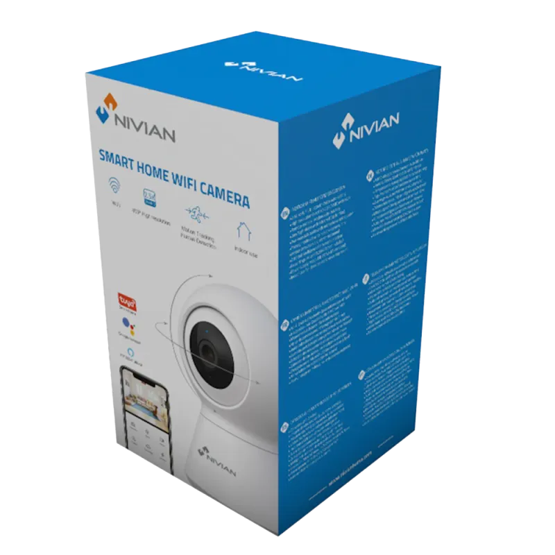 Caméra intelligente motorisée Nivian 2.5K 4MP