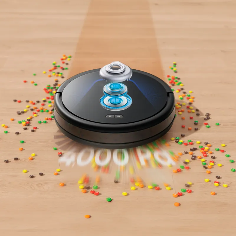 EUFY G50 Aspirateur Robot avec Puissance d'aspiration de 4 000 Pa, Dynamic Navigation