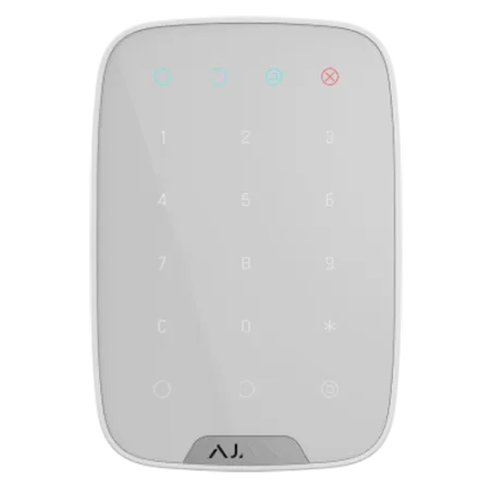 Le clavier numérique sans fil est utilisé pour armer/désarmer le système de sécurité Ajax : Ajax KEYPAD