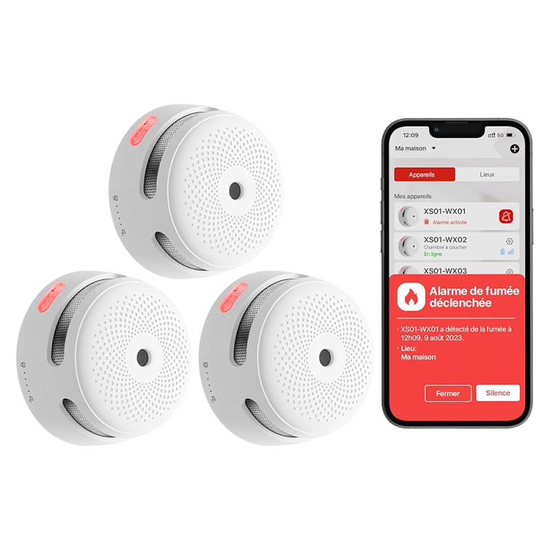 Kit de Détection d'Incendie X-Sense FS31 - Sécurité Complète pour Votre Maison