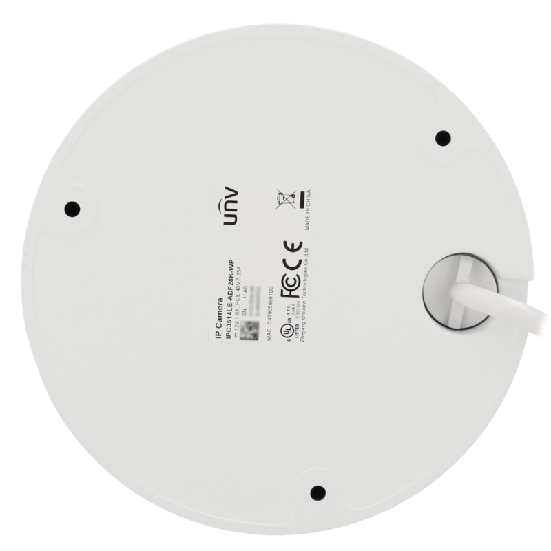Caméra Dôme IP 4 MP EasyStar : Vision Couleur Nocturne Révolutionnaire avec Technologie WISE-ISP - Uniview