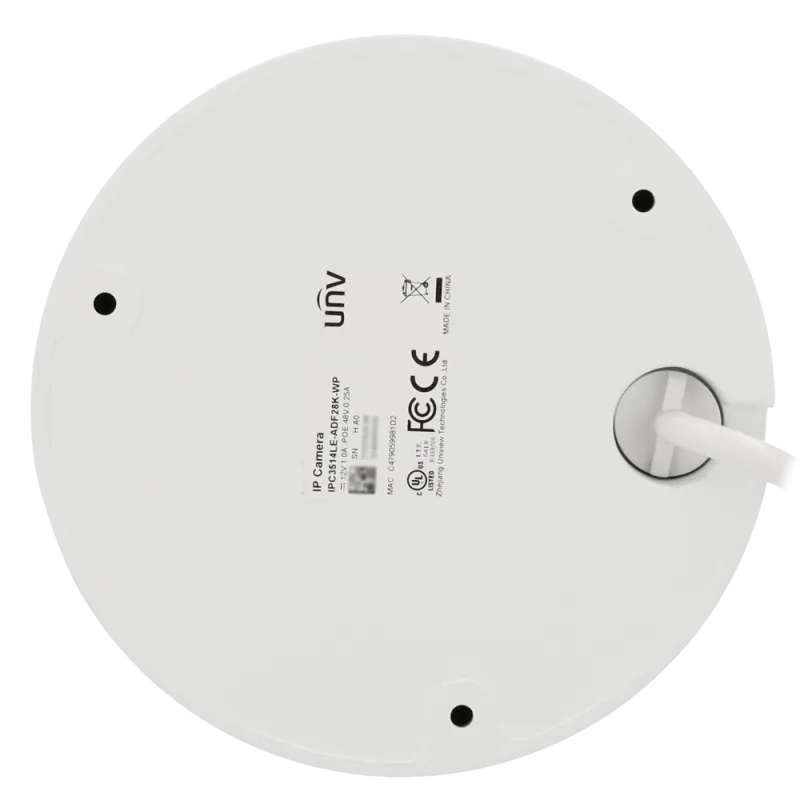 Caméra Dôme IP 4 MP EasyStar : Vision Couleur Nocturne Révolutionnaire avec Technologie WISE-ISP - Uniview