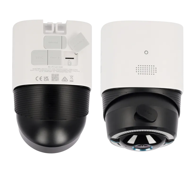 Caméra 4G LTE / Wi-Fi 4K | Full Night color - Eufy, avec batterie et panneau solaire
