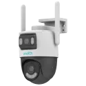 Caméra IP Wi-Fi Uniarch Panda P - 3MP - Double Objectif Fixe & PT - Détection IA - IP66
