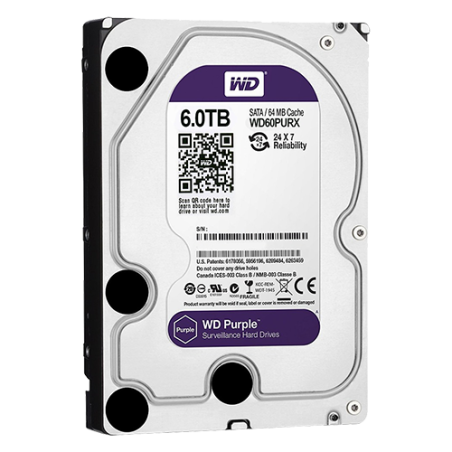 Disque Dur 6TB - Western Digital - Spéciale Vidéo-Surveillance