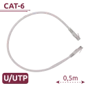 Câble UTP Ethernet Connecteurs RJ45 Catégorie 6 0,5 m