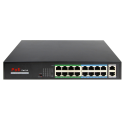 Switch PoE 8 ports PoE + 1 Uplink RJ45 Jusqu'à 120W