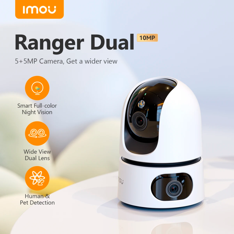 Cámara Wi-Fi Double Objectif Imou 3+3 Mpx