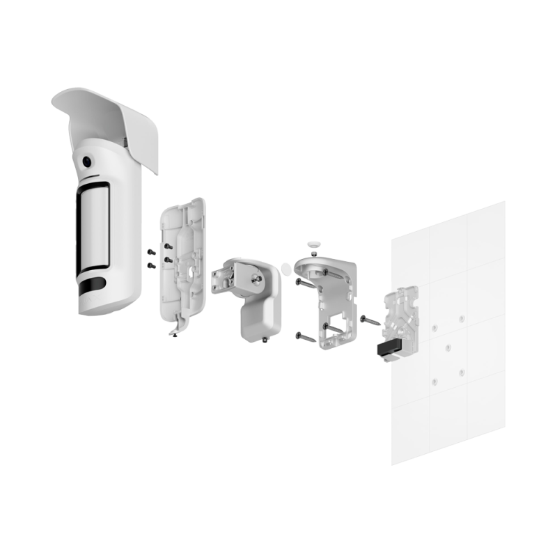 Nouveau Détecteur de mouvement extérieur avec photo à la demande : Ajax MotionCam Outdoor HIGHMOUNT