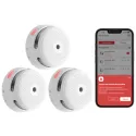Pack de 3 détecteurs de fumée autonome X-Sense Connecté Wifi
