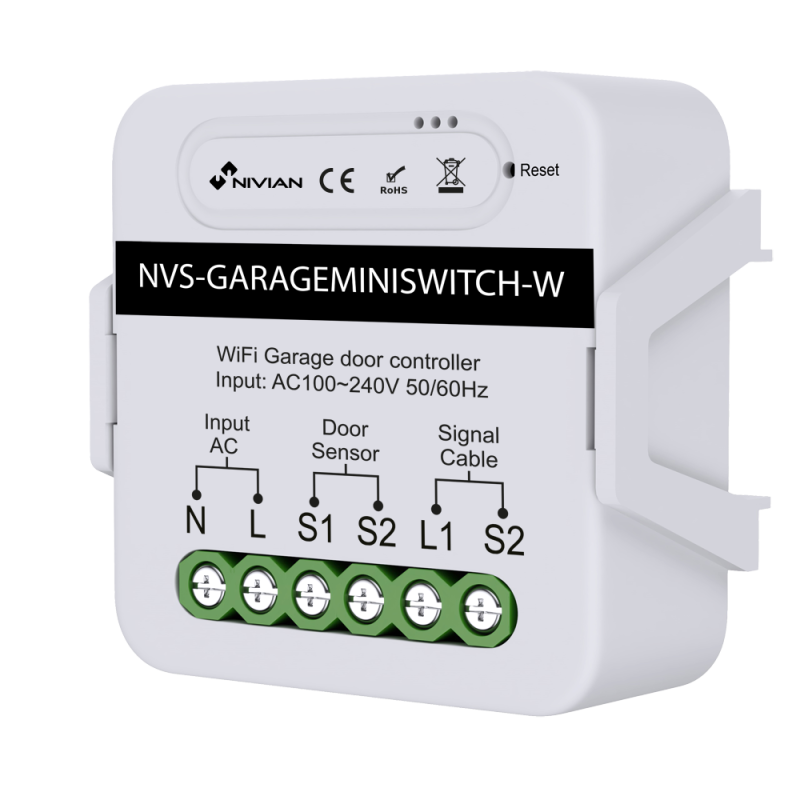 Contrôleur WiFi pour moteur de porte de garage - Nivian