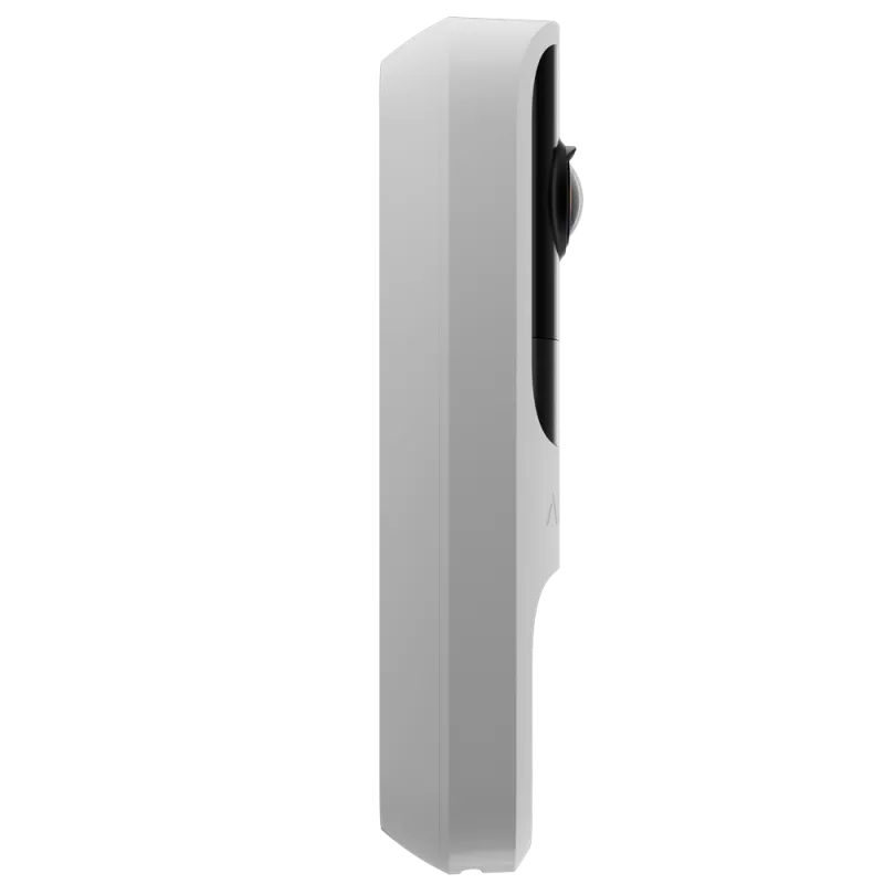 Ajax DoorBell Sonnette vidéo 4 MP avec IA intégrée - Blanche
