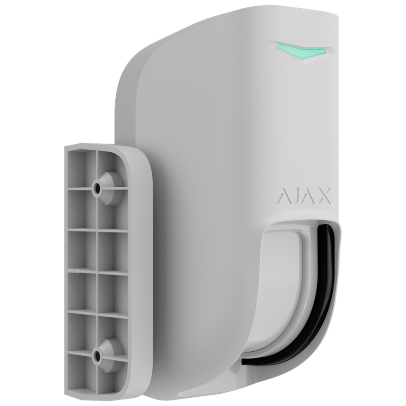 Détecteur extérieur AJAX type rideau avec double PIR et micro-ondes