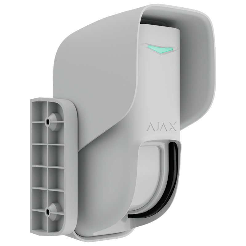 Détecteur extérieur AJAX type rideau avec double PIR et micro-ondes