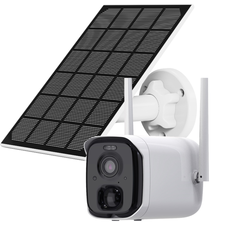 Caméra IP 4Mpx VicoHome Sans fil WIFI alimentation sur batterie + Panneau solaire 5W