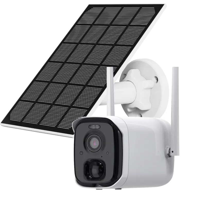 Caméra IP 4Mpx VicoHome Sans fil WIFI alimentation sur batterie + Panneau solaire 5W