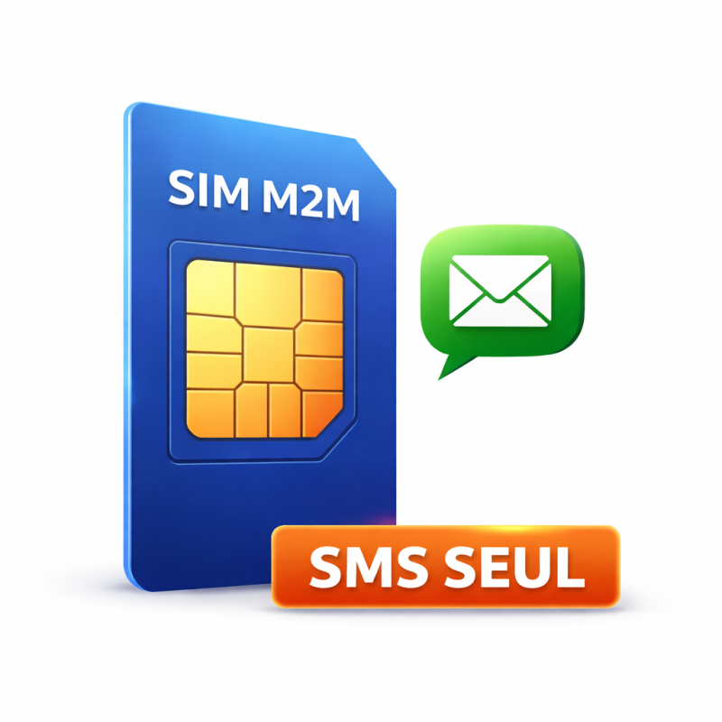 Carte SIM M2M multi-opérateurs – Prépayée 12 mois