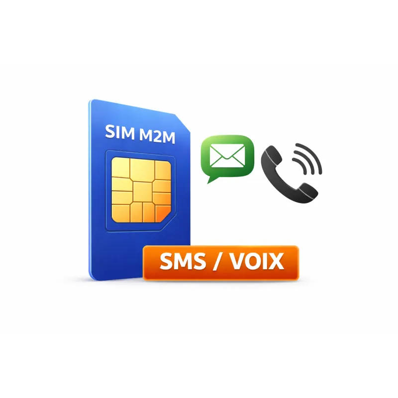 Carte SIM M2M multi-opérateurs – Prépayée 12 mois