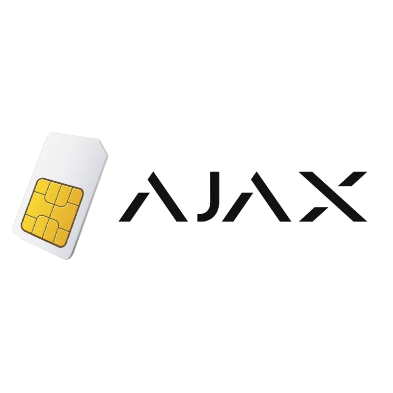 KIT AJAX Hub-BP BLANC 100% Autonome - HUB + BATT + SIM M2M 12 Mois