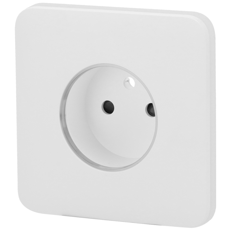Cache-prise avant pour prise de courant intelligente de type E  - SOLOCOVER-SMART-E-W