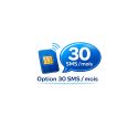 Option 30 SMS / mois pour carte SIM DATA M2M AJAX