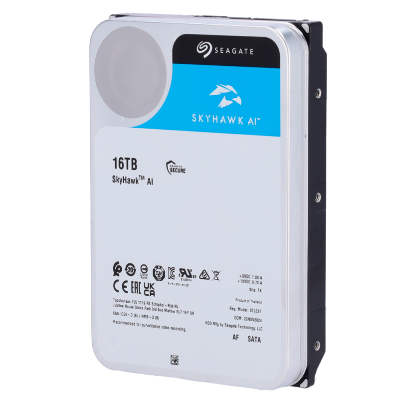 Disque dur 16TB Seagate Skyhawk AI - Spéciale Vidéo-Surveillance