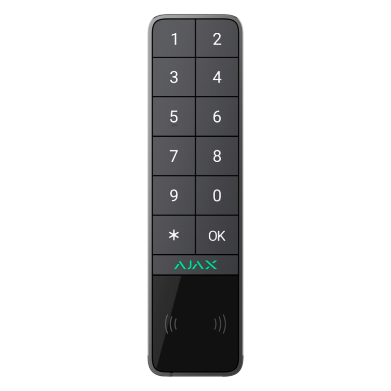 Clavier GRA extérieur étanche Ajax sans fil – KeyPad Outdoor Jeweller - AJ-KEYPADOUTDOOR-GRA
