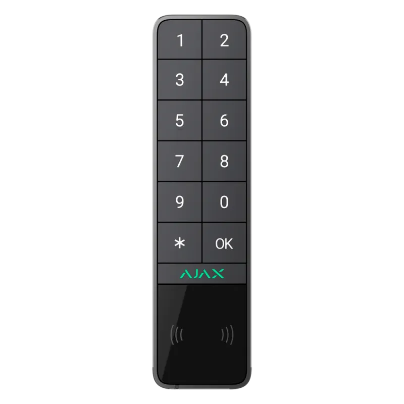 Clavier GRA extérieur étanche Ajax sans fil – KeyPad Outdoor Jeweller - AJ-KEYPADOUTDOOR-GRA