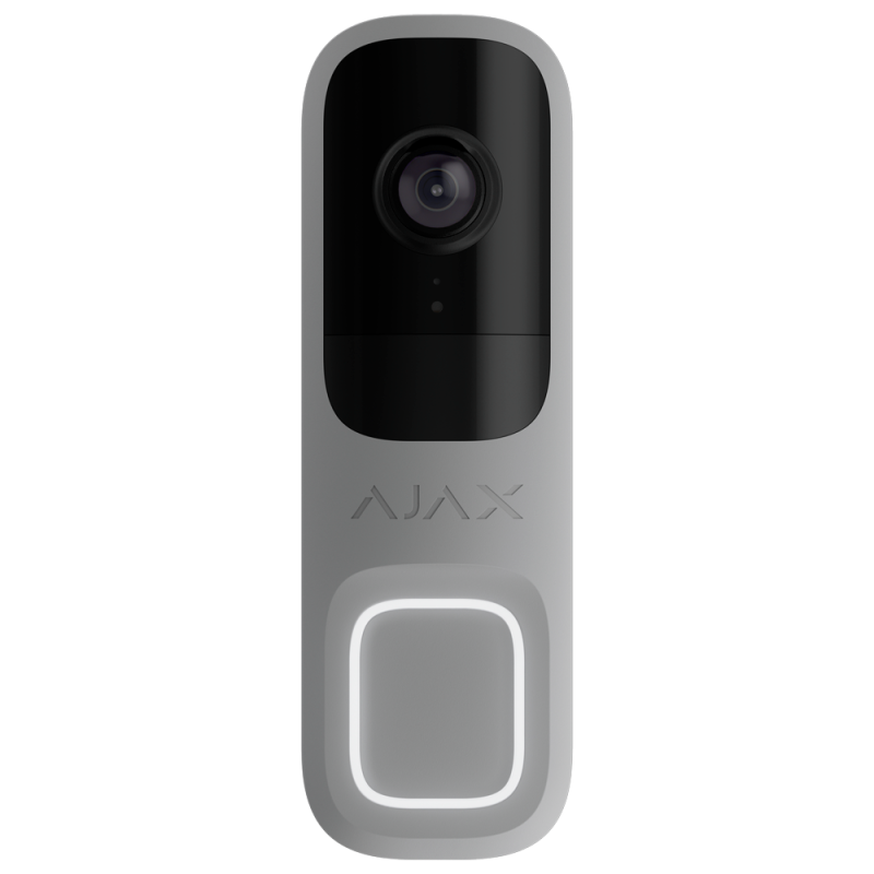 Ajax DoorBell Sonnette vidéo 4 MP avec IA intégrée - Graphite