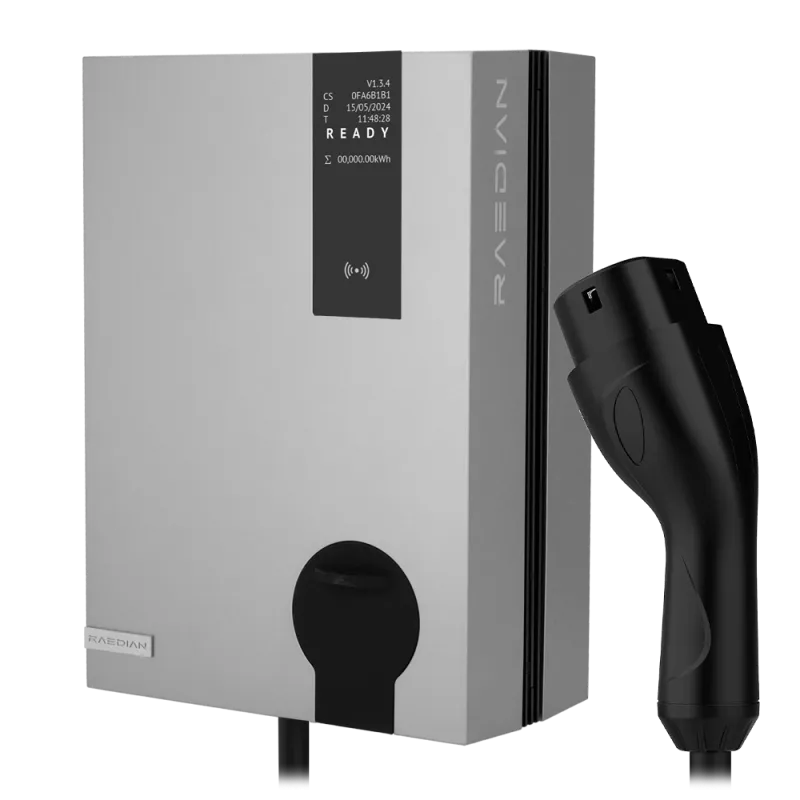 Borne de recharge Raedian NEO 7,4 kW monophasée avec câble 5 m