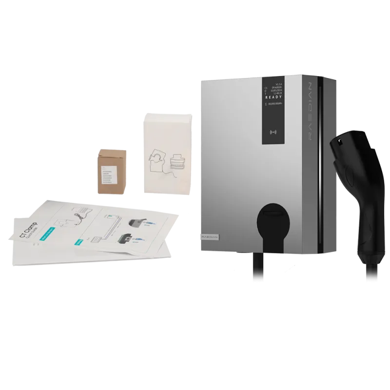 Borne de recharge Raedian NEO 22 kW triphasée avec câble 5 m