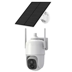 Caméra IP 2Mpx Angle de Vue à 360° VicoHome Sans fil WIFI alimentation sur batterie et Panneau Solaire