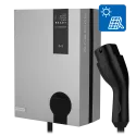 Borne de recharge Raedian NEO+ 22 kW triphasée câble 7,5 m et kit solaire