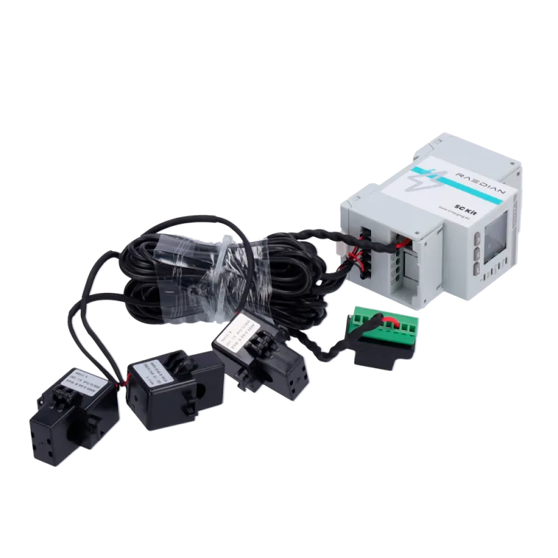 Borne de recharge Raedian NEO+ 22 kW triphasée câble 7,5 m et kit solaire