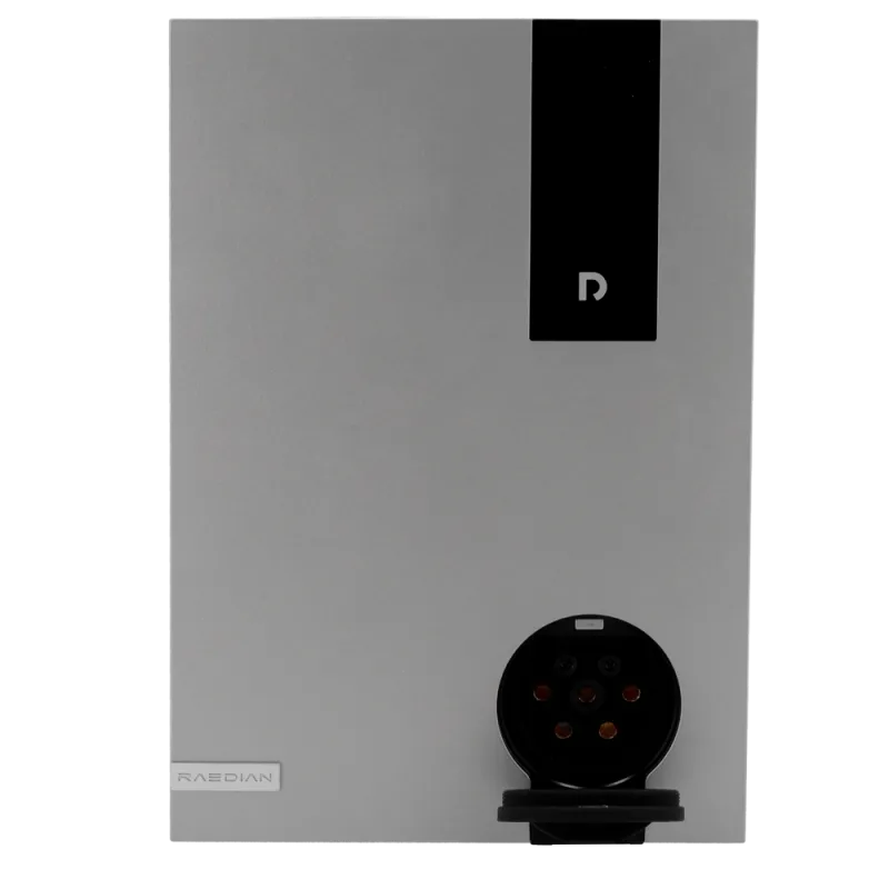 Borne de recharge Raedian NEX 22 kW triphasée sans câble - compteur MID