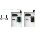 Borne de recharge Raedian NEX 22 kW triphasée sans câble - compteur MID