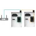 Borne de recharge Raedian NEX 22 kW triphasée avec câble 5 m - compteur MID