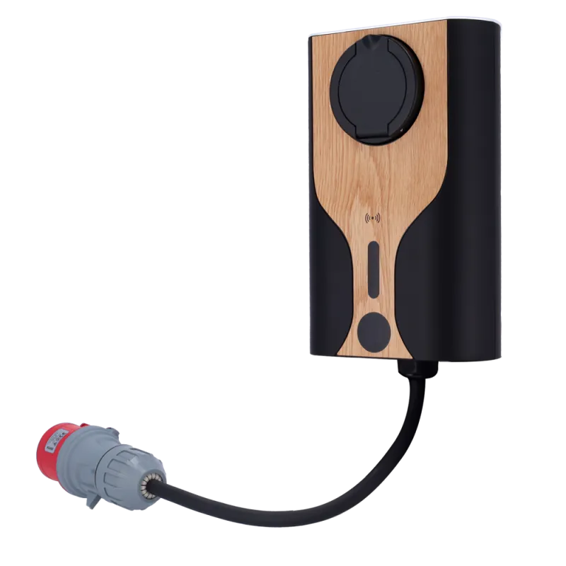 Chargeur portable Raedian NORA 22 kW triphasé pour véhicule électrique