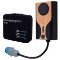 Kit chargeur portable Raedian NORA 7,4 kW avec adaptateurs de prises européennes
