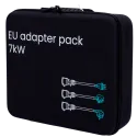 Kit chargeur portable Raedian NORA 7,4 kW avec adaptateurs de prises européennes